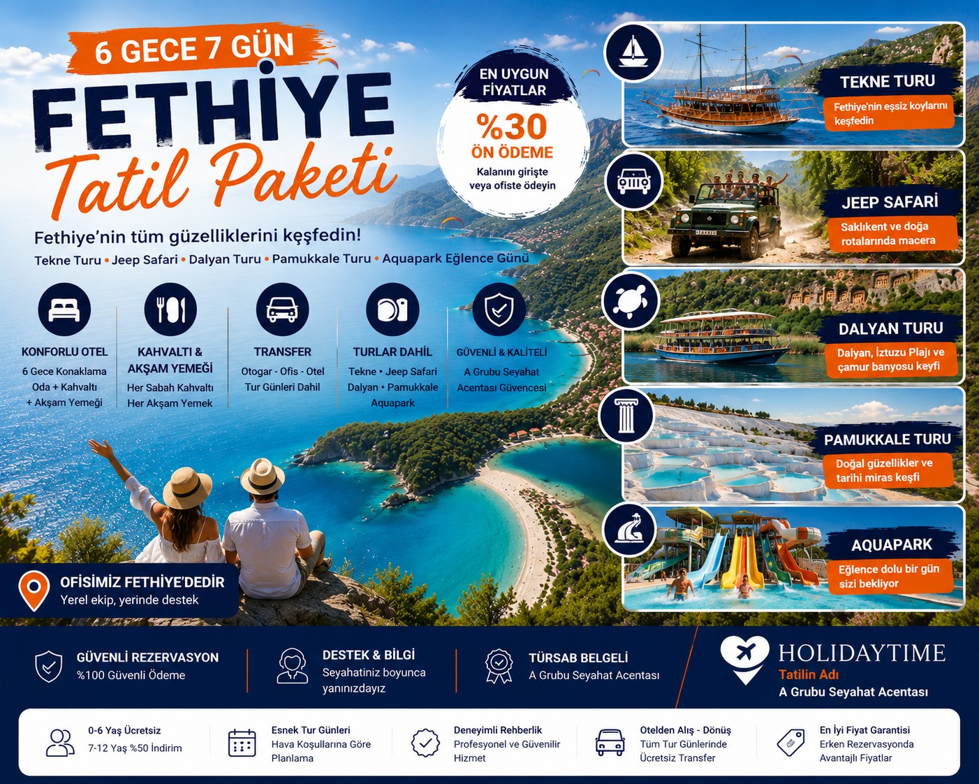 6 Nights 7 Days Fethiye Holiday Package